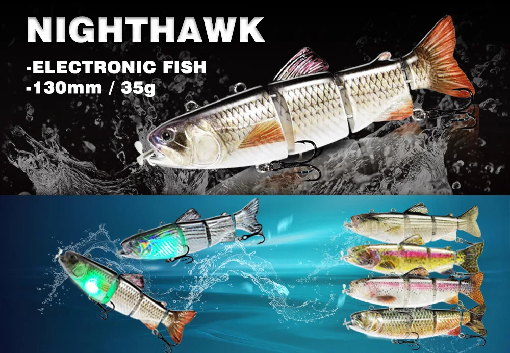 أربعة أقسام من السلاسل الحديدية متصلة بمروحة طعم الصيد الإلكتروني للسباحة الأوتوماتيكية