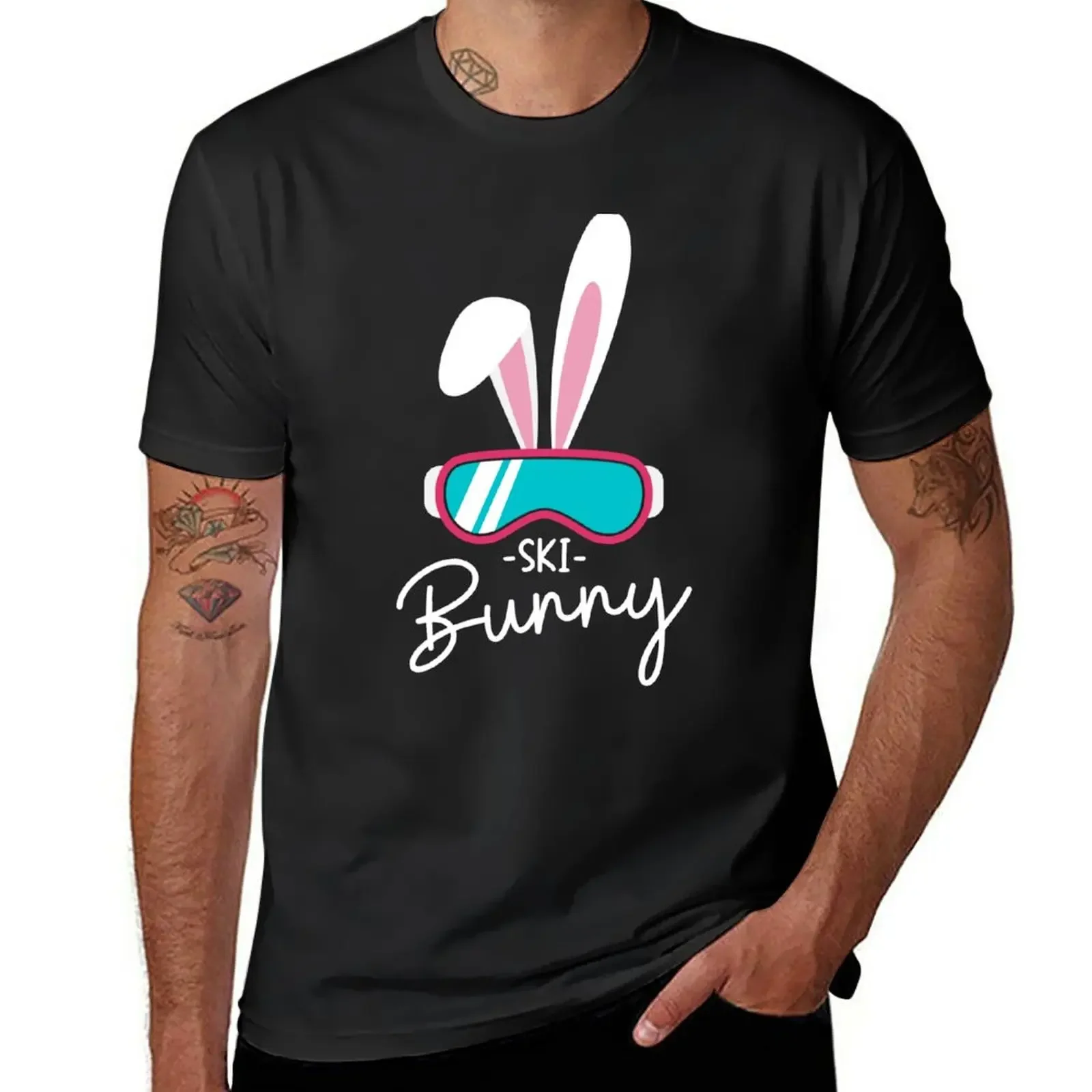 New Ski Bunny Apres Ski Funny Wintersport Party T-Shirt Tee shirt tops men clothing