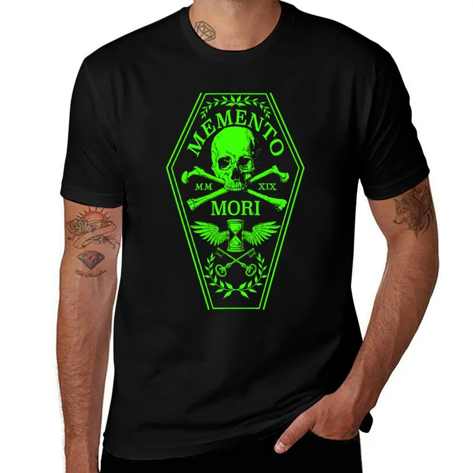 

Memento Mori T-Shirt t shirts with prints funny t shirts dark humor man t shirt cotton T-Shirt