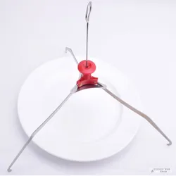Stainless Steel Non-Slip Hot Dish Plate Bowl Clip, Pots Gripper, Crockery Holder, Clamp Tongs, Claw Folder, Kitchen Tools
