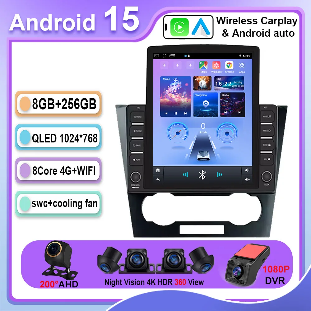 

9,7-дюймовый автомобильный радиоприемник для Chevrolet Epica 1 2006 2012 Android GPS-навигация, головное устройство, мультимедийный видеоплеер, экран Carplay 2din