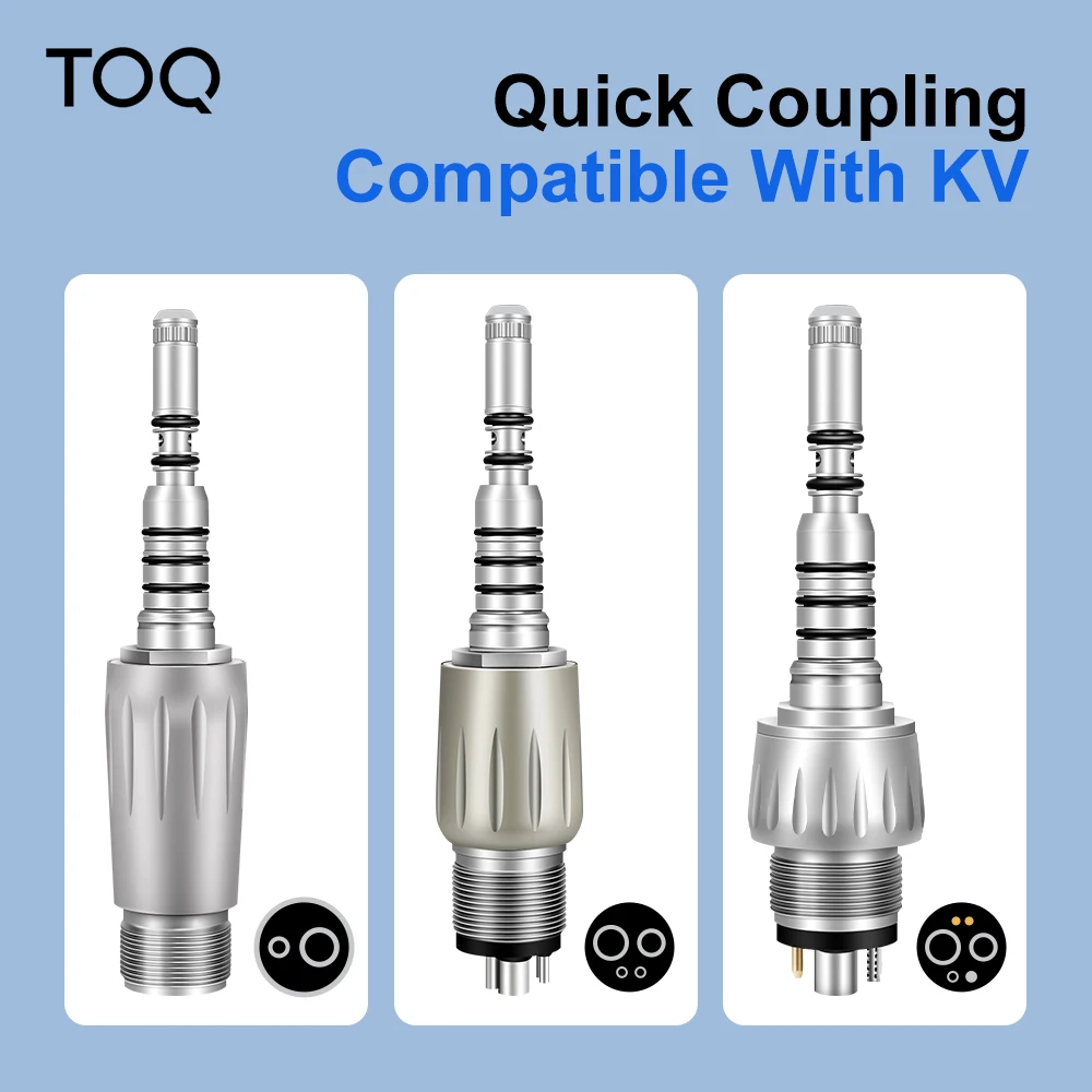 Titanium Alloy dental high speed handpiece for coupler air turbine optical fiber Torque head LED handpiece dentista tools