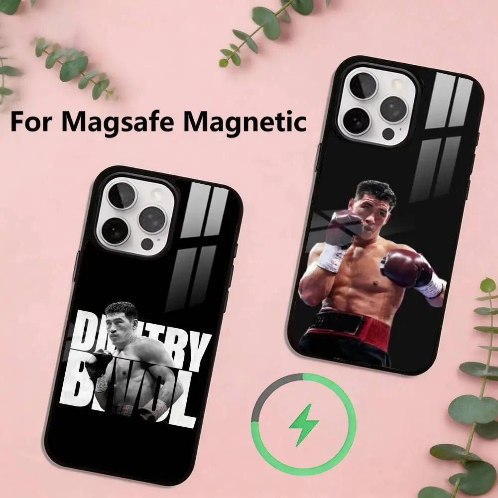 

D-Dmitry Bivol Phone Case Magnetic with Magsafe Wireless Charging For iPhone17,16,15,14,13,12,11 Plus,Pro