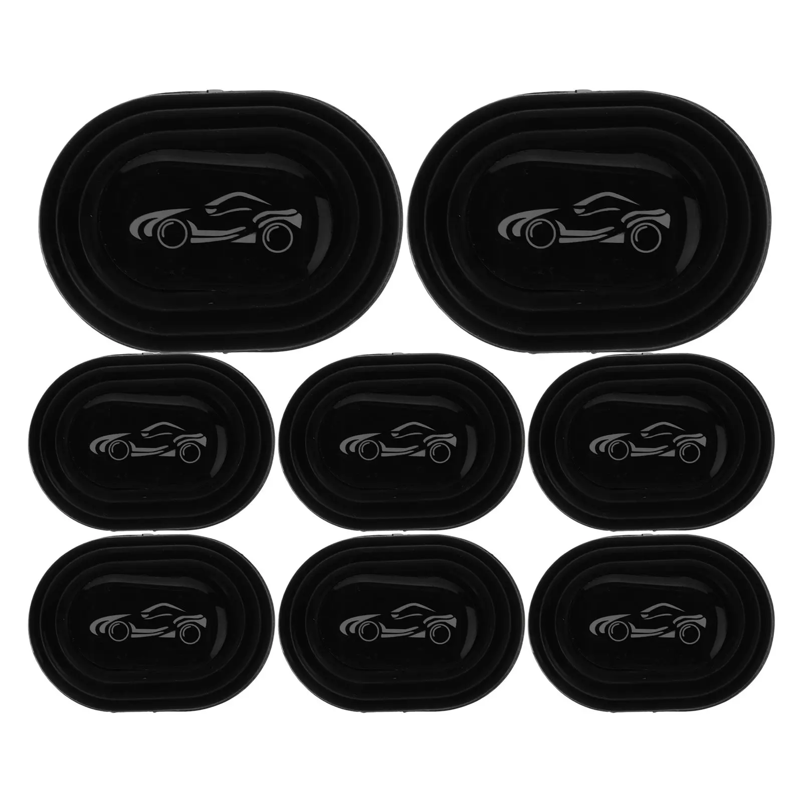 

8Pcs Car Door Absorber Cushion Pad Firm Silicone Bumper Protector Easy Install No Tools Needed Door Guard Shock Absorber Car