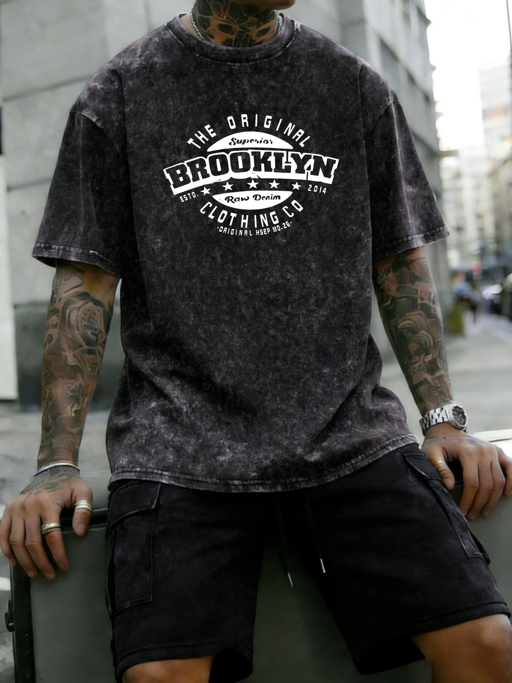 

Оригинальная мужская футболка The Original Brooklyn Clothing Co с принтом, летняя, с круглым вырезом, из мягкого хлопка, удобная, с коротким рукавом