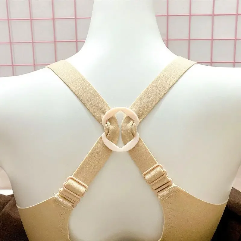 4PCS Adjuster Clip Rings Sliders Strap Clips Anti-Slip Bra Straps Holder Bra Hook Racerback Control Clip For Women Underwear