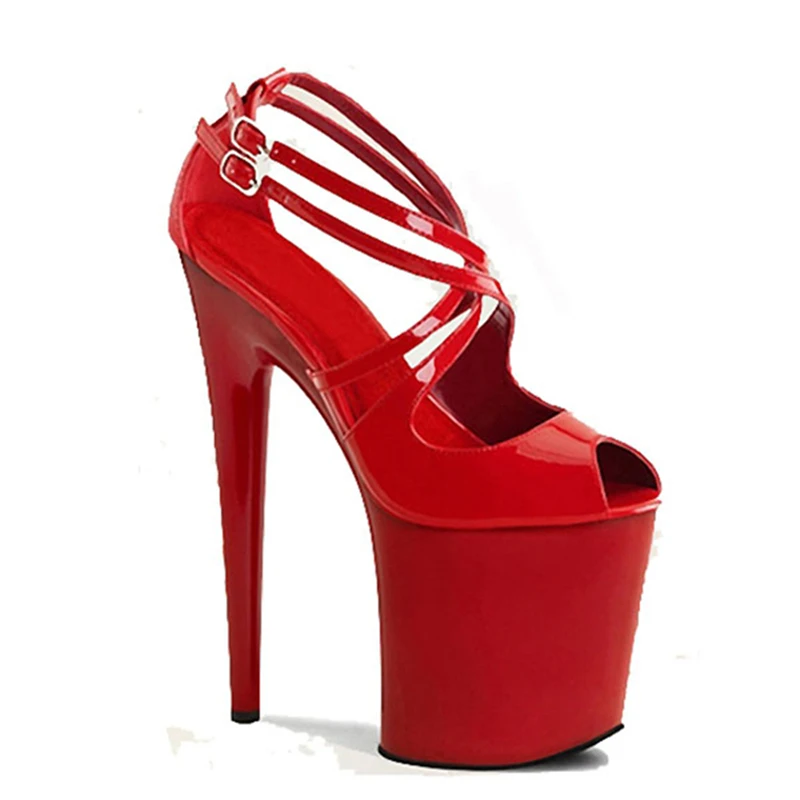 

26cm high heels for women 2024 new waterproof platform temperament high heels stiletto round head fashionable sexy super