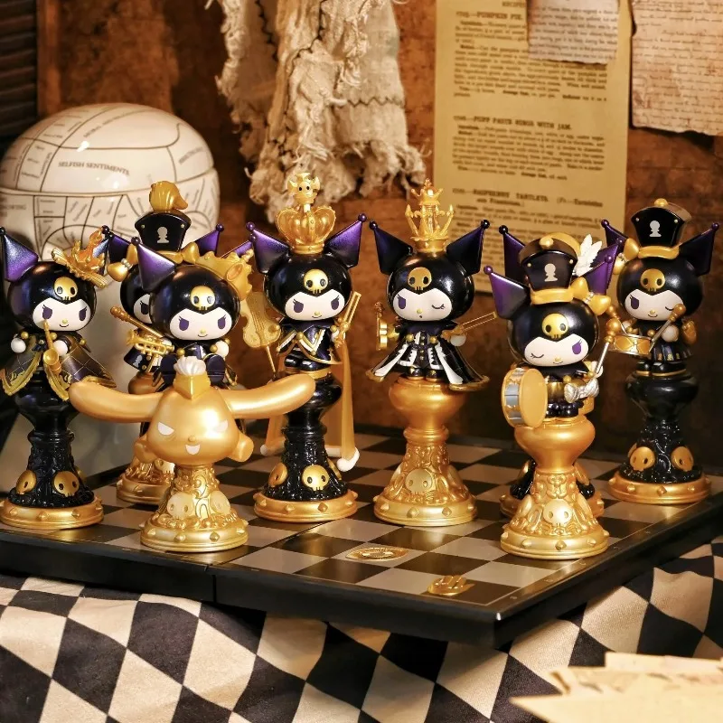 

Горячая новинка слепая коробка Kuromi Chess Series Kuromi слепая коробка ручной работы настольное украшение подарок на день рождения Рождество