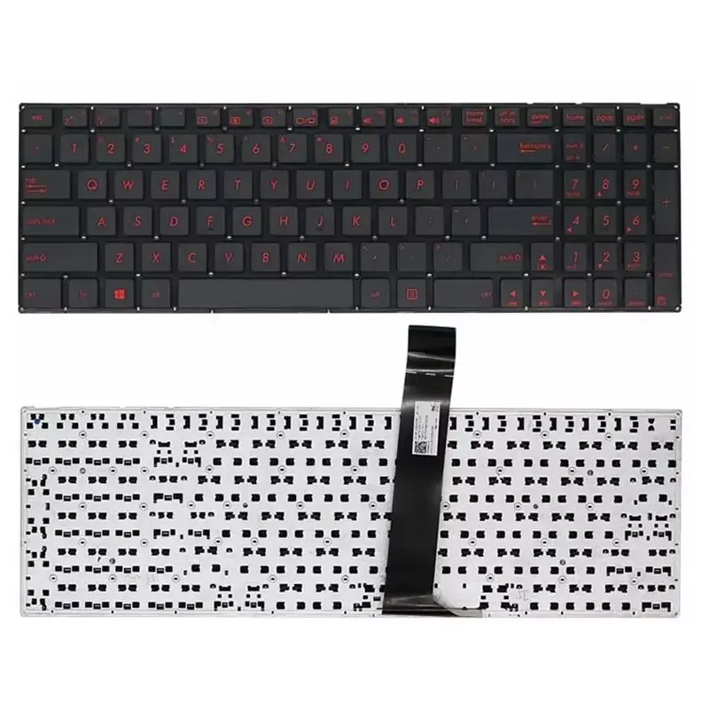 New US keyboard for ASUS Y582C R513C K550 K550JK K550L Y581CL X552W W50J W518L W518J X550C K550 Y581C W30 W508L W508M W508J