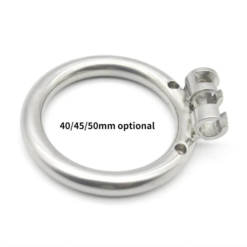 Male Chastity Cage Stainless Steel with 8/10/12 Mm Urethral Catheter Penis Lock Penis Ring Device Men\'s Adult Erotic Sex Toys