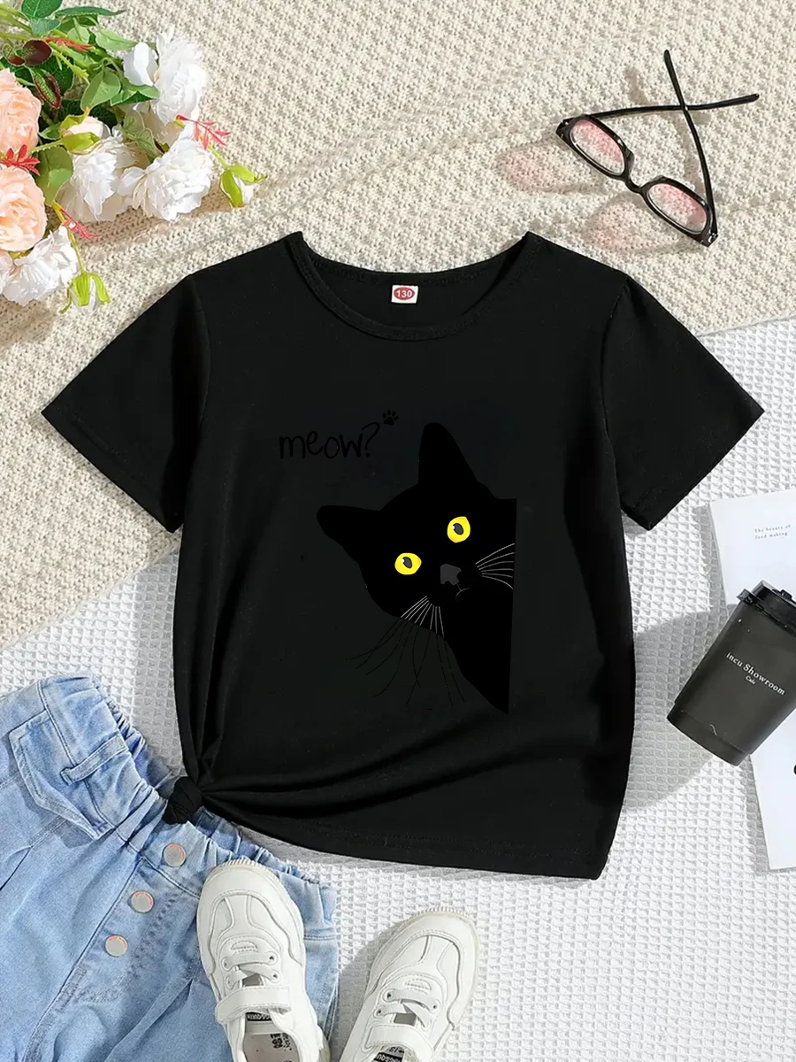 

Summer Casual T-shirts Washed T-shirts Oversized Short Sleeve Loose T-shirts With Unique Patterns Trendy And Fun