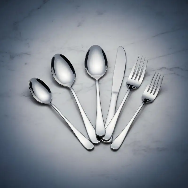 1/3/5 PCS Stainless Steel Flatware Cutlery Set Mirror Finish Rust Proof For Home Restaurant Dining Daily Use