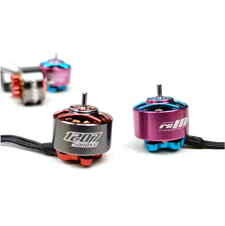 

1/4pcs Rcinpower Gts V2 1207 5000kv 3-4s 7500kv 2-3s Brushless Motor For Rc Drone Fpv Racing Drone Spare Parts Accessories