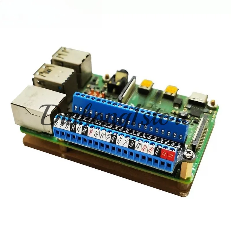 4B 3B Mini Screw Terminal Block Expansion Board 40P Pin Out