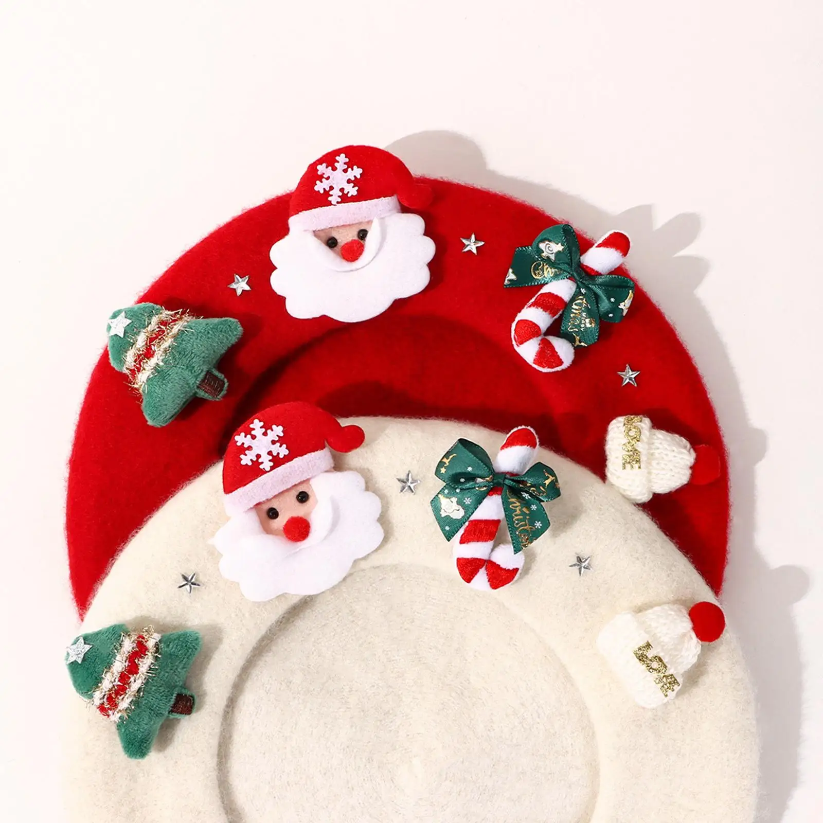 Women Winter Beret Hat Warm Flannel French Cap Casual Streetwear Painter Beanie Outdoor Xmas Festival Gift