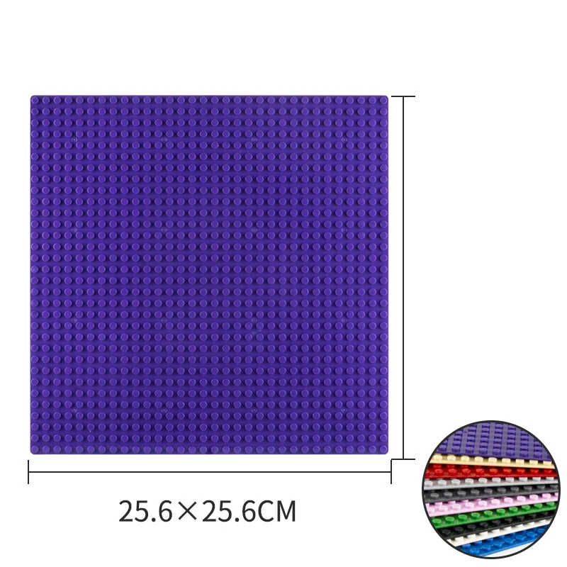 32*32 Dots Base Plates 10 Colors Classic Build Blocks Plate Assembly Bricks Baseplate Compatible with lego Small Size Bricks