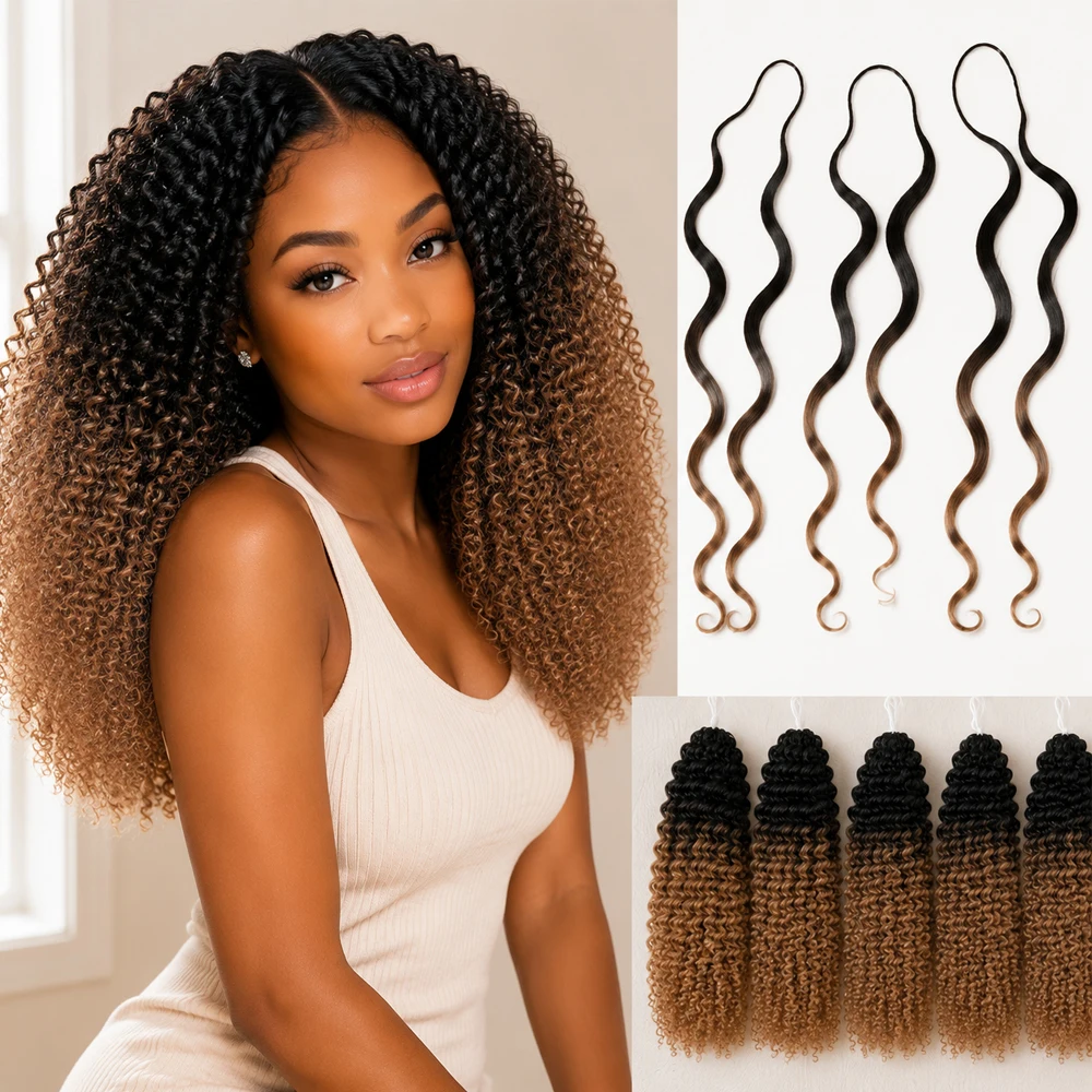 Crochet Braiding Hair - Luxe 12A TB30 Highlight Haarverlengingen van