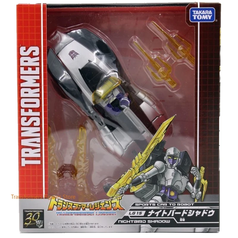 In Stock Takara Tomy Transformers LG Series LG-15 Nightingale Shadow Figure Model Anime Action Deformation Robot Car Kid Gifts