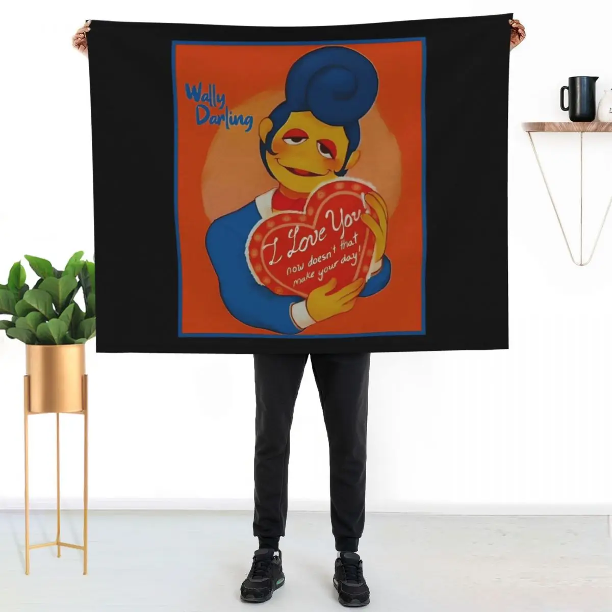 

Wally Darling Throw Blanket All Weather Soft Throw Blanket for Sofa