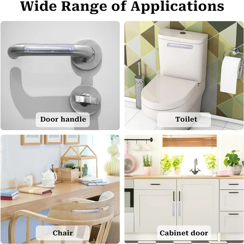 Rubber Chair Wall Protector From Chair Back,6 Pack Clear Furniture Bumpers Silicone Cabinet Door For Drawer Shower Door Bumpers