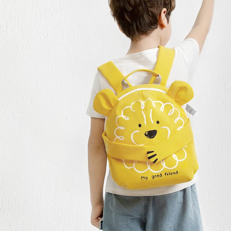 Mochila escolar de jardín de infantes con bordado personalizado, mochila de Koala de animales de dibujos animados ultraligera, impermeable, bolso creativo para niños