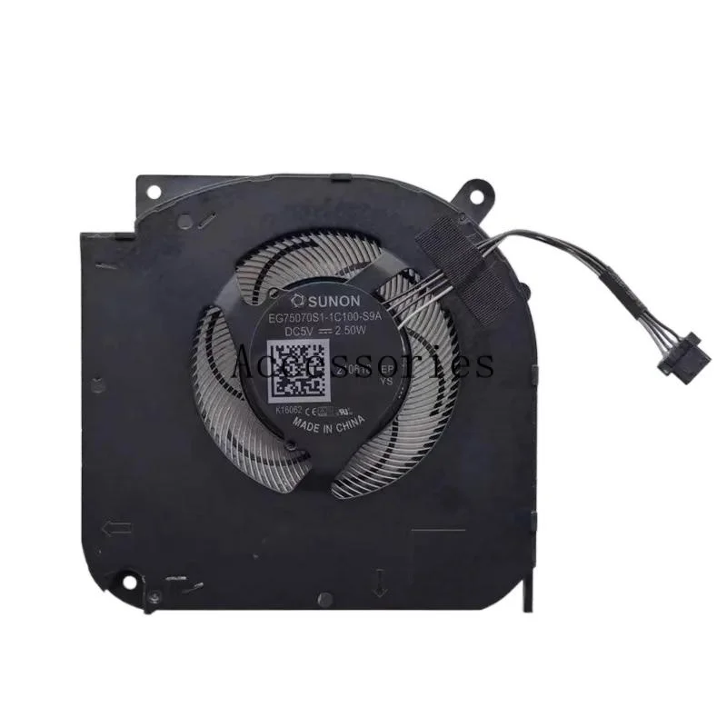 New Original Laptop CPU GPU Cooling Fan For THER7GK5M6-1411 GK5MP6O SUNON EG75070S1-1C100-S9A DC5V 2.50W 4Pin