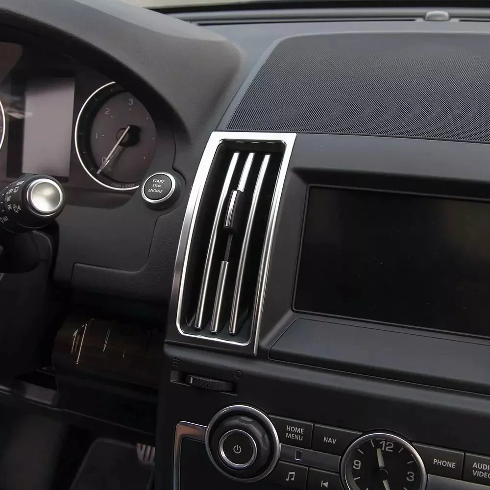 

Аксессуары для стайлинга автомобиля для Land Rover Freelander 2 13-15, хромированный корпус из АБС-пластика с центральным управлением, вентиляционным отверстием, отделкой рамы