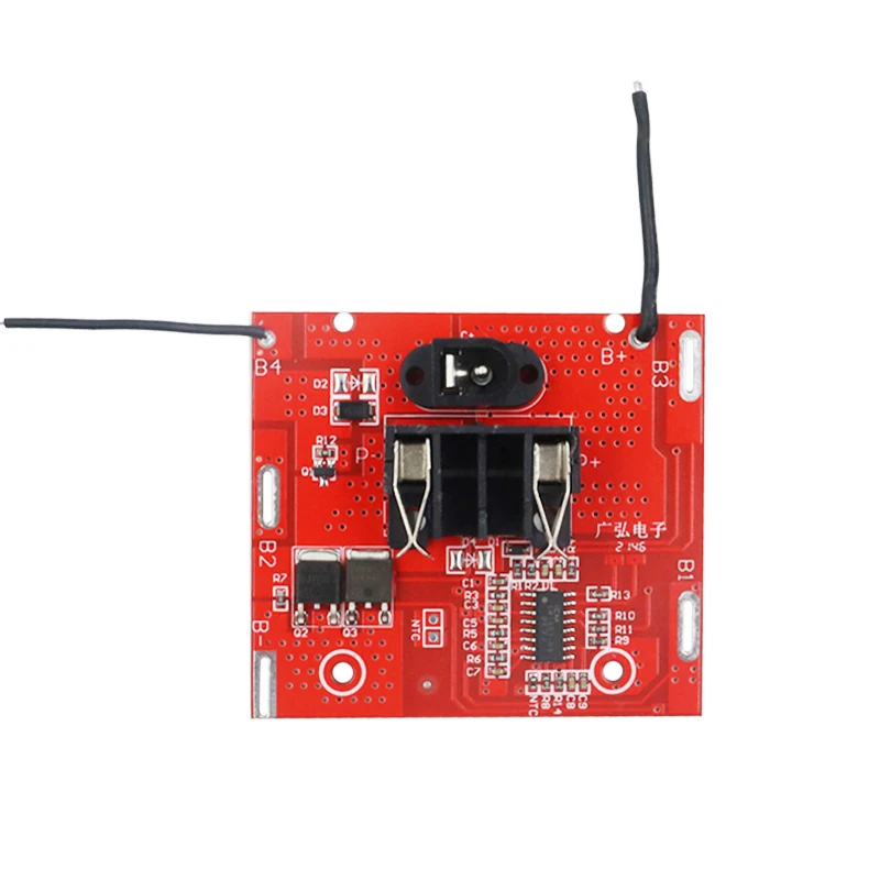 Imagem -02 - Li-ion Bateria Case Adesivo Pcb Proteção de Carregamento Caixa da Placa de Circuito para Worx 21v Wa3551 Wa3572 Wa3590 Habitação 5x18650 Wa3550