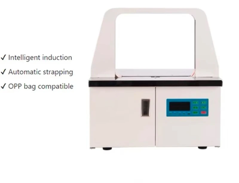 Machine 220V OPP Banknote Strapping Machine Induction Vegetable Strapping Machine Electric Packing Banknotes Tape Strapping