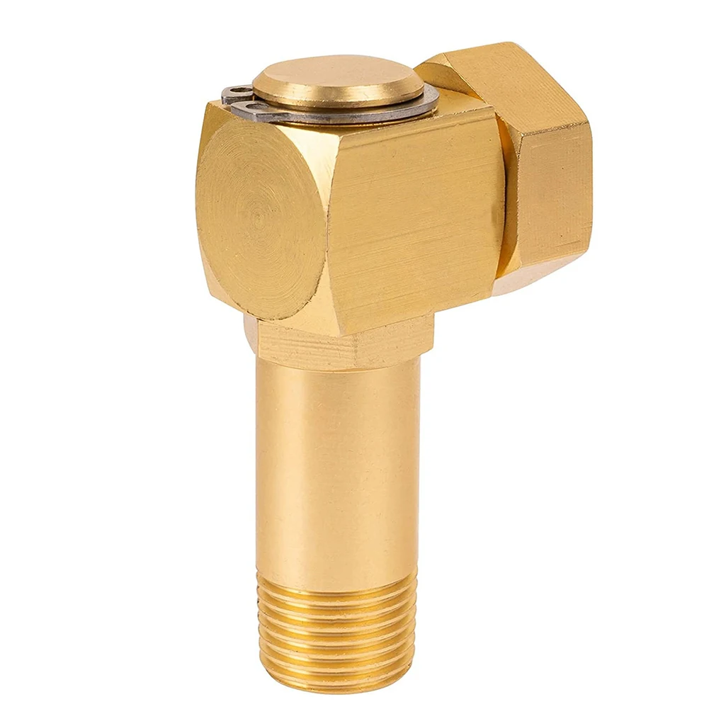 

Garden Hose Adapter Brass Replacement Part Swivel Garden Hose Joint Coupler Adapter Easy Installation Accessories