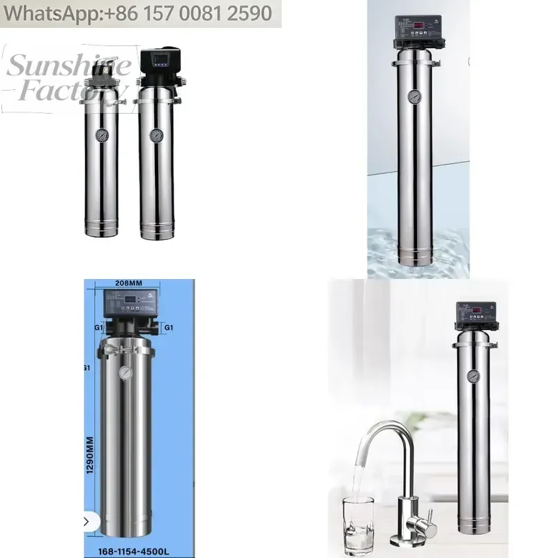 Whole House Central Stainless Steel Housing Water UF Filter Ultrafiltration Membrane Water Purifier System