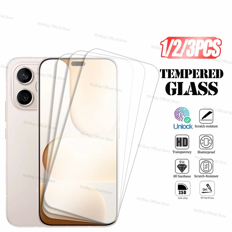 1/2/3 piezas de vidrio templado para Honor 600 Lite, protector de pantalla para Honor 600 Lite, vidrio protector de pegamento completo para teléfono Honor 600 Lite