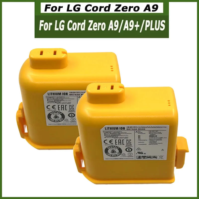 100%  for LG CordZero A9/A9 Plus vacuum cleaner battery , or