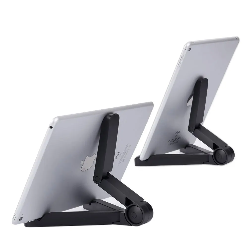 Universal Portable Bracket Foldable Tablet Stand Desktop Plastic Tablet Cell Phone Holder For iPad Air Pro Tablet & Mobile Phone