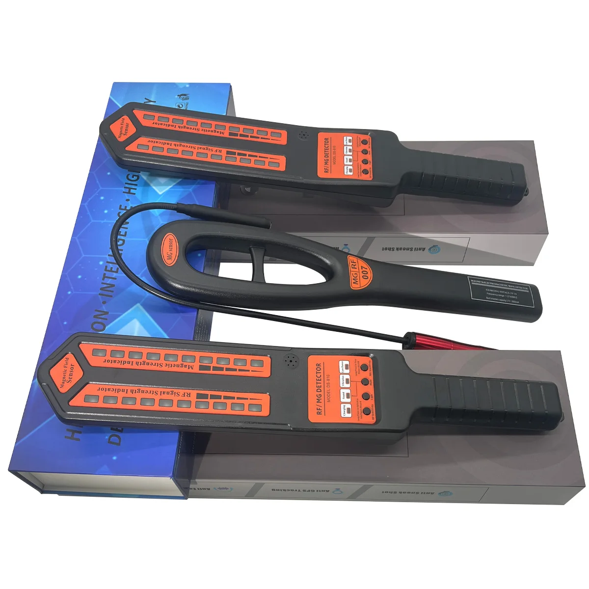 Portable GPS Tracker Finder RF MG 007: Dual Detection Technology for Vehicle Security & Personal Privacy Protection