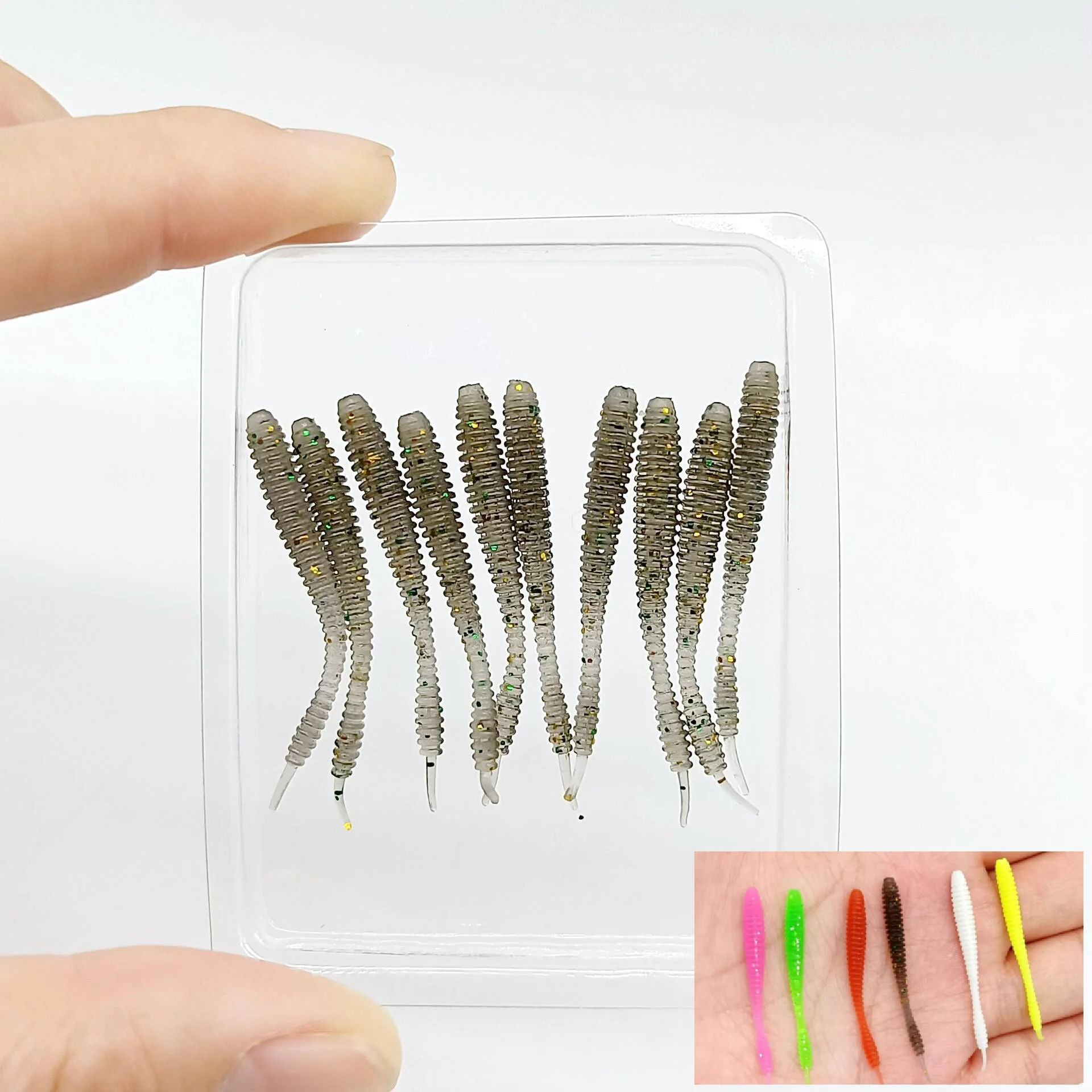 duoduoyu-10-шт-мини-фонарь-для-океанских-скал-015-г-40-мм-мягкая-искусственная-приманка-аксессуары-для-басов