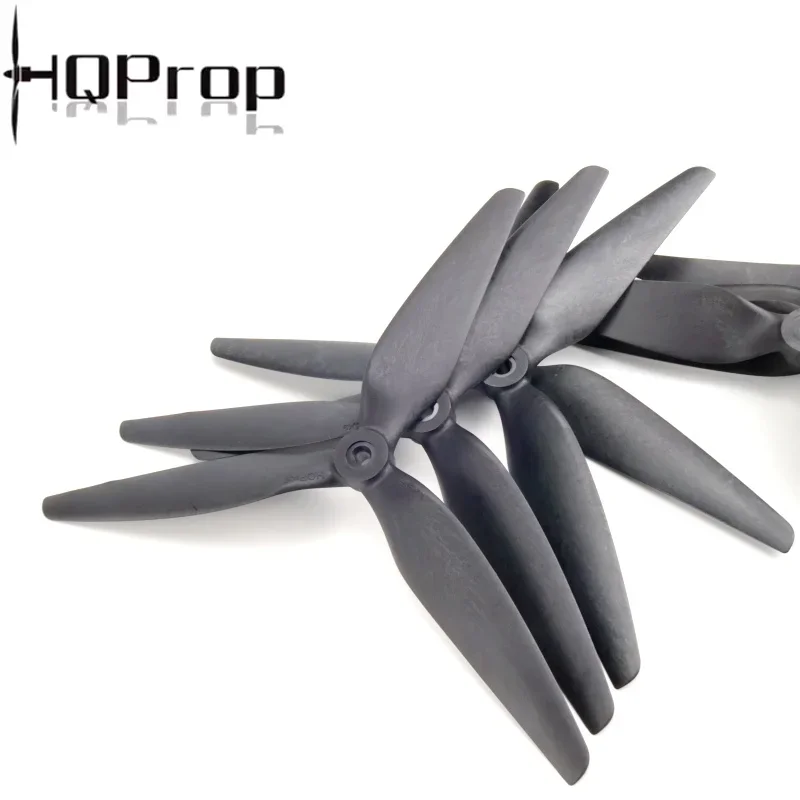 Macroquad Prop 10X5X3 9X5X3 1050/9050 10inch 9inch 3 Blades Black Carbon Reinforced Nylon Propeller for RC FPV Drones HQProp HQ