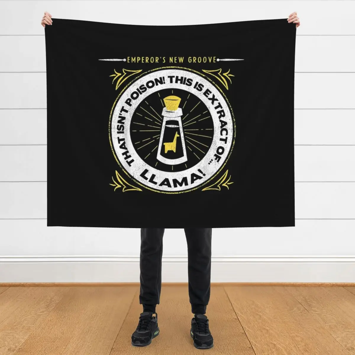 

Extract Of Llama Logo Throw Blanket Plaid on the sofa Travel Loose Blankets