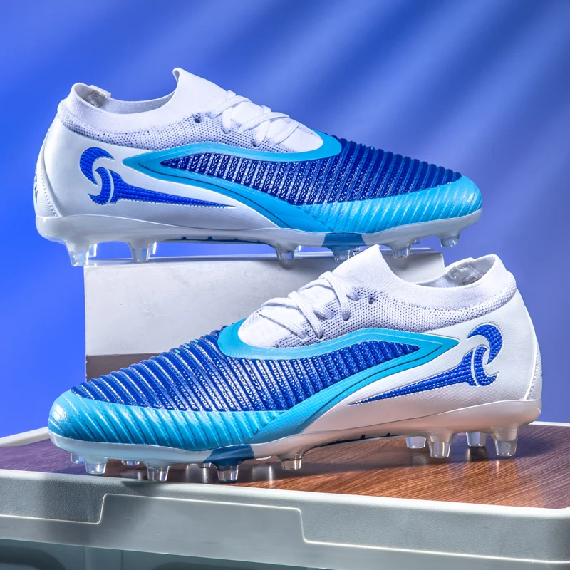 

Original Men Football Field Boots Outdoor Fast Unisex Soccer Shoes Cleats Non Slip Resistant Match Football Shoes Comfortable