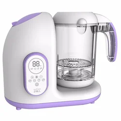 Baby food preparer making set steamer and blender electric digital robots kitchen