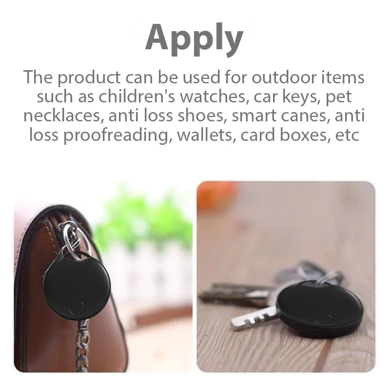 GPS Tracker for iphone IOS Devices Work with Apple Find My App Messges Reminder Anti Lose Sound Fast Locate Smart Tag