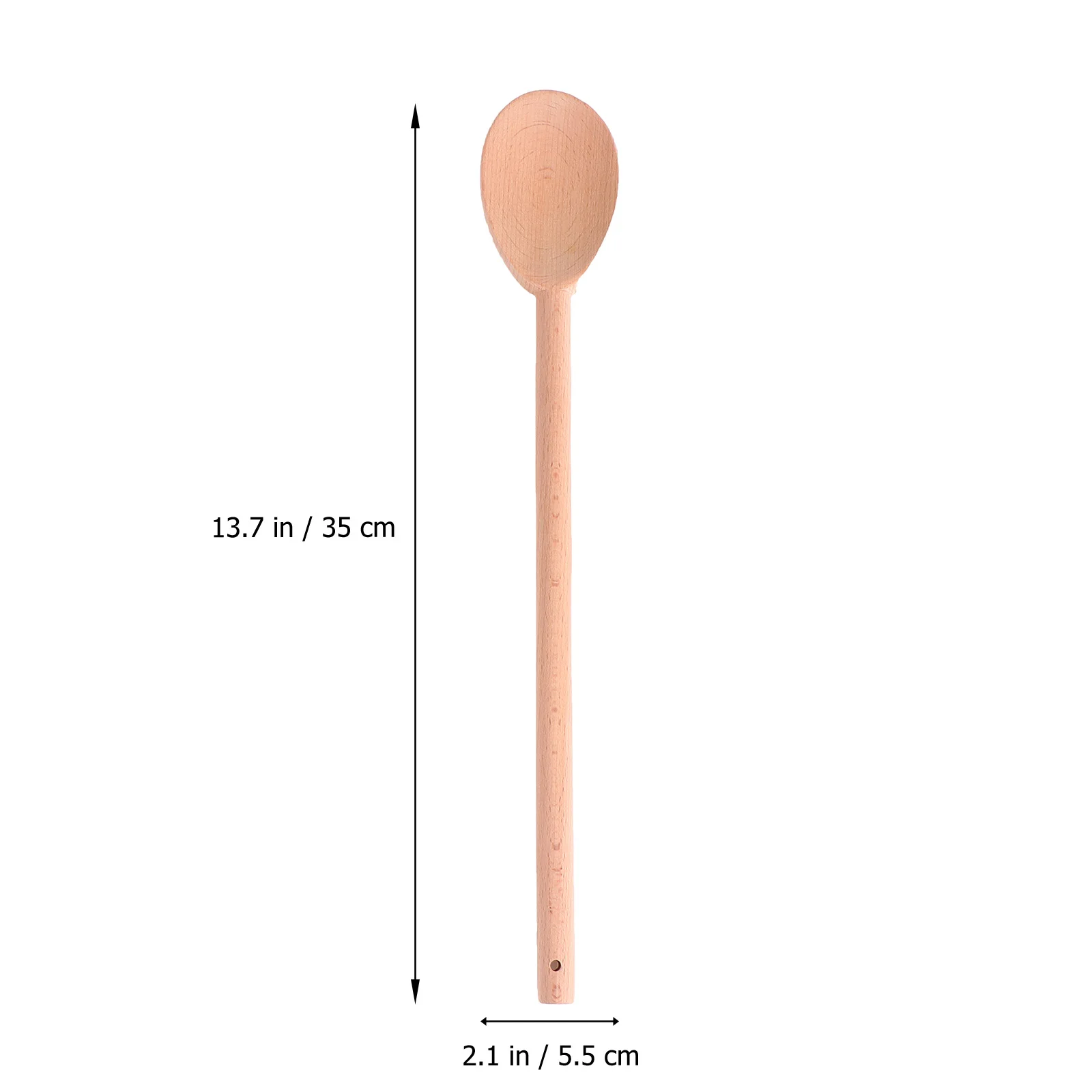 

Wooden Spoon Household Seasoning Stirring Scoop Ladle Practical Mixing Long H Material One Piece No Cracks Kitchen Bar
