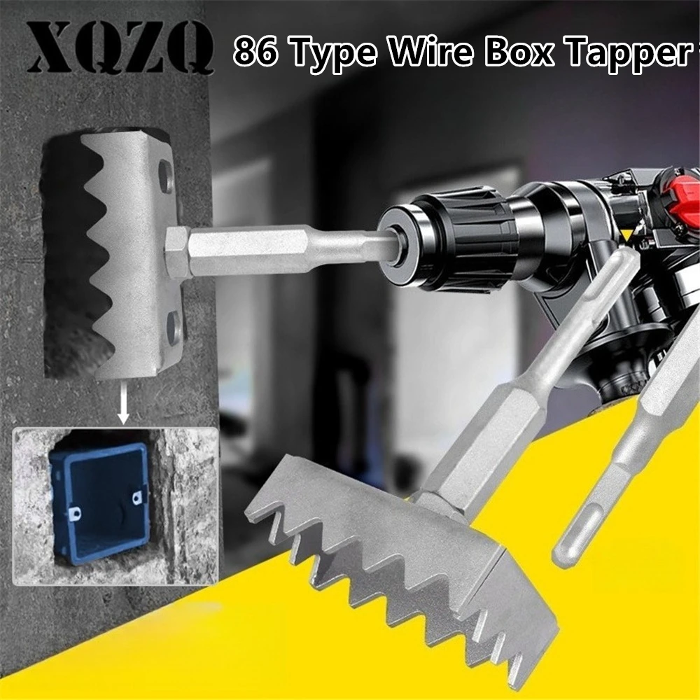 Creative Square Hole Cutter for Electrical Box 86-type Square Socket Puncher for Water & Electricity Installation Hand Tools 1PC