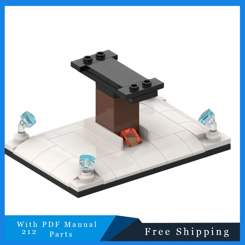 212 PCS MOC Technische Bouwstenen Cool Politieauto Baksteen Model Creatief Onderwijs DIY Montage Speelgoed Voor Kinderen Kerstcadeaus