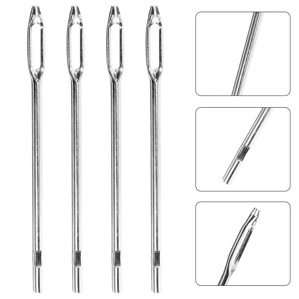 

8Pcs Car Tire Plug Tool Set Split Eye Needles for Automotive and Bike Tires Wide Applicability Bike Tire Repair Tool