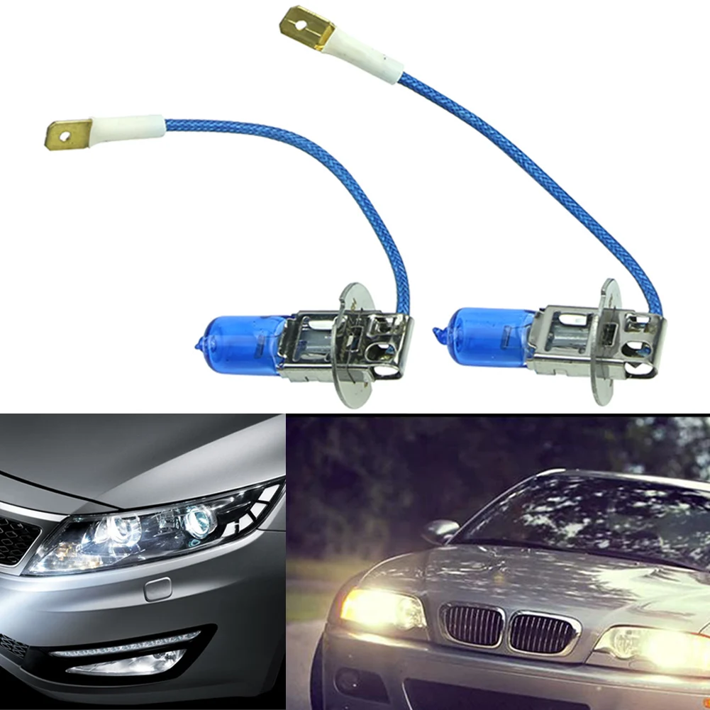 2Pcs Car Light Bulb Energy Saving Led Bulb 12V/55W Halogen Car Fog Light Bulb Car Accessories