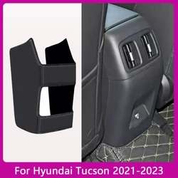For Hyundai Tucson 2021 2022 2023 Car Armrest Mat Anti Kick Pad Microfiber Leather Protection Cover Accessories