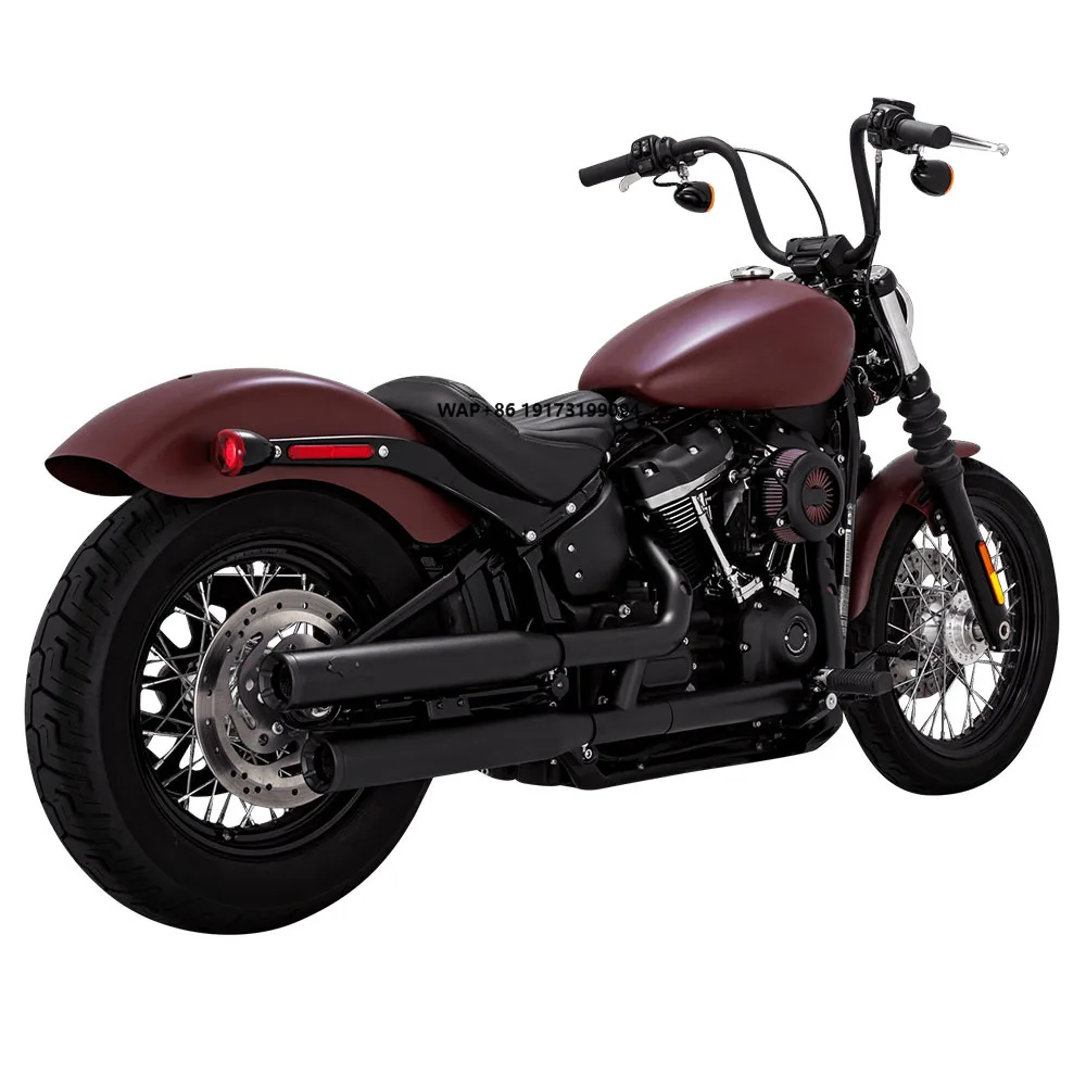 

Motorcycle Exhaust Muffler for 2018-2023 Softail Compatible Stainless Steel Full Coverage Exhaust System for Motorcycles