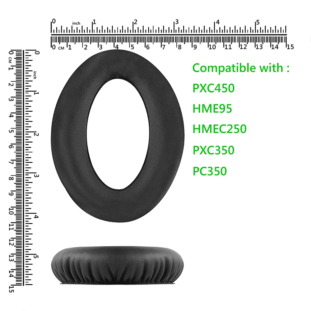 Almohadillas de repuesto para auriculares Sennheiser PXC350 PC350 SE PXE350 HD380 Pro HME95 HMEC250