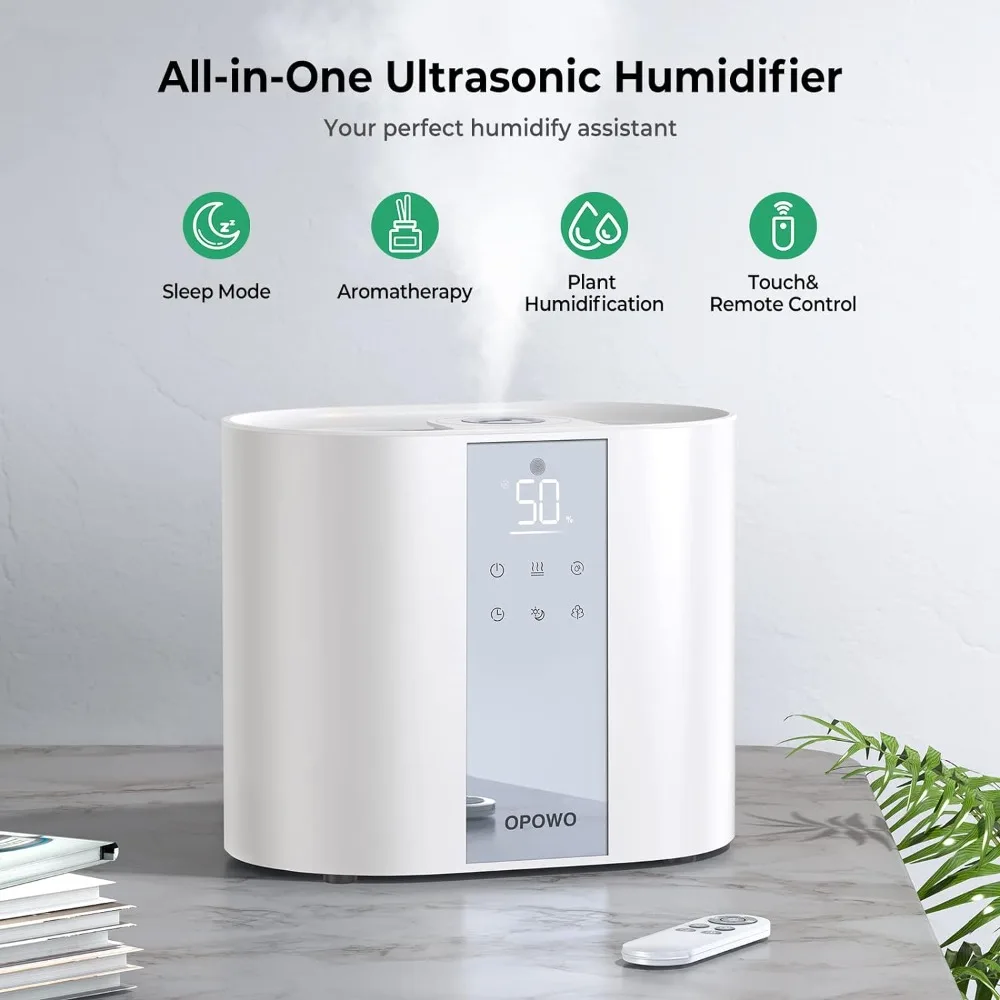 Humidifiers for Bedroom, Cool Mist Humidifier for Baby and Plants, 5.5L(1.45 Gal) Top Fill Air Humidifier for Large Room